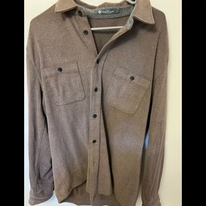 Mens large beige sweater shirt from sams club never worn